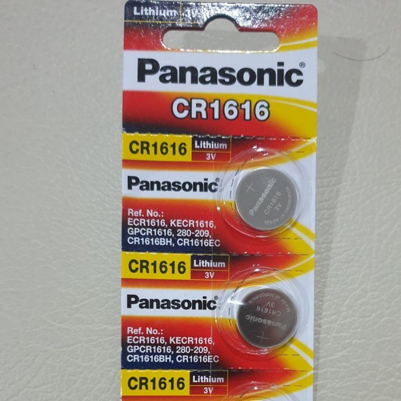 Battery Panasonic CR1616 3V Litium - Batu Baterai Batere coin CR-1616