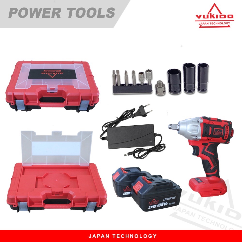 MESIN BOR TANGAN / JLD 48S CORDLESS IMPACT WRENCH BRUSHLESS / Cordless Impact Wrench 48V Brushless JLD 48S Mesin Bor Impact Baut Baterai 48volt