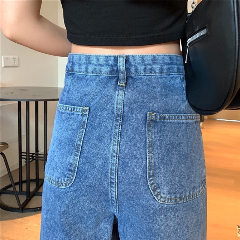 JEANS IMPORT HIGHWAIST PANTS CELANA DENIM LOOSE HW CULLOTE KULOT WANITA CEWEK MX827