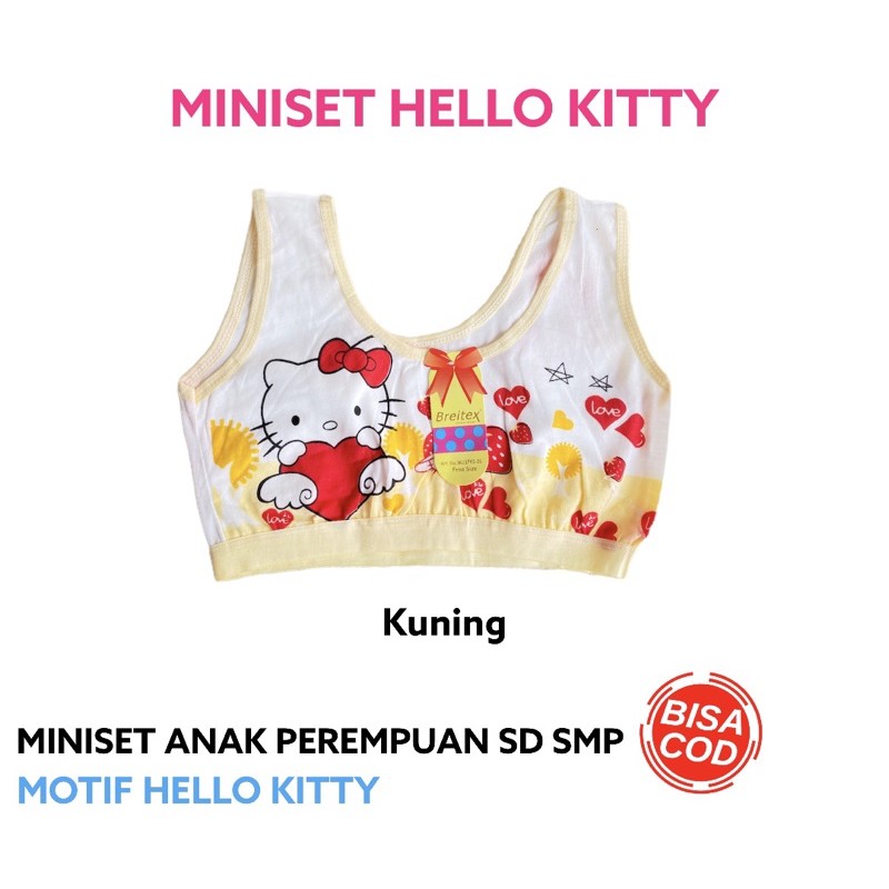 Miniset Anak Perempuan Cewek Remaja ABG SD SMP Beha BH Bra Remaja Mini Set Anak Perempuan HK