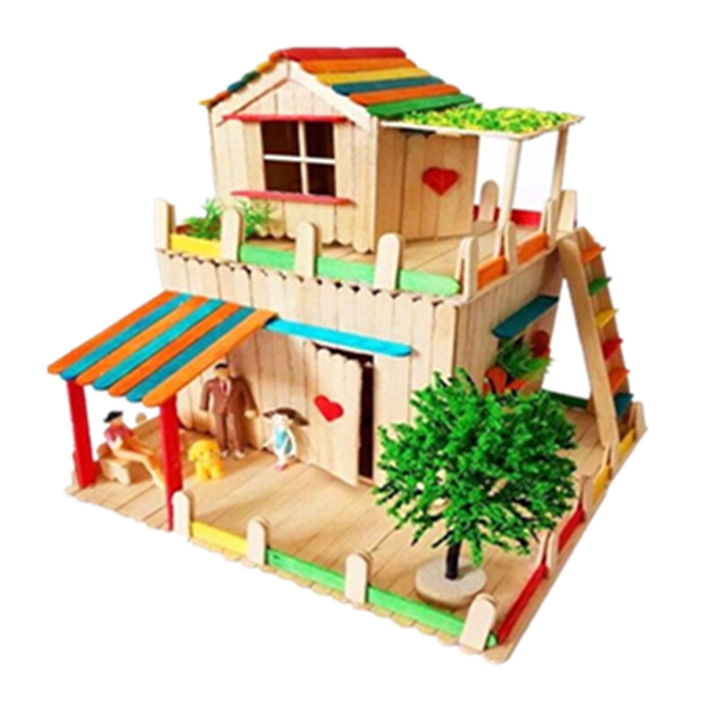Es Krim Tongkat Untuk Membuat Bahan Buatan Tangan Anak Anak Rumah Kayu Rumah Kecil Diy Siswa Sd Pake Shopee Indonesia