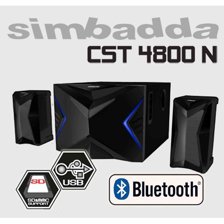 Speaker Aktif Bluetooth Simbadda CST 4800N Subwofer Bass treble