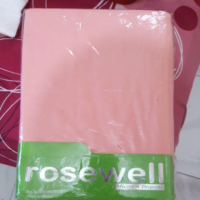 Sprei Polos Asli Rosewell Katun Microtex Uk Extra King (uk 200x200 Cm)