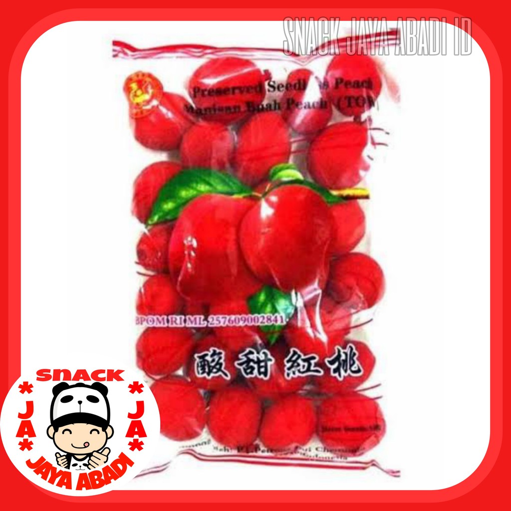 

Manisan Buah Persik Merah / Crunch Peach / Buah Dewa 500 Gr