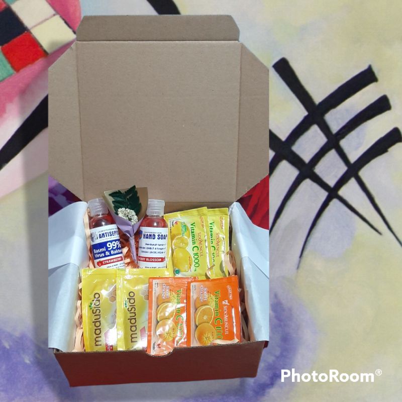 

Hampers Kesehatan - Hampers Covid - Hampers Isoman - Paket 1