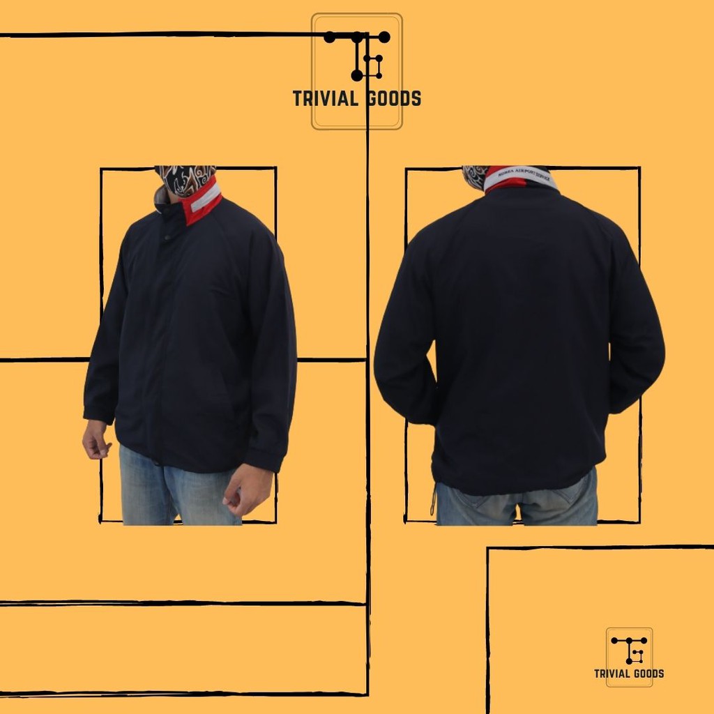 Jaket slazenger Outdoor or Casual Navy black