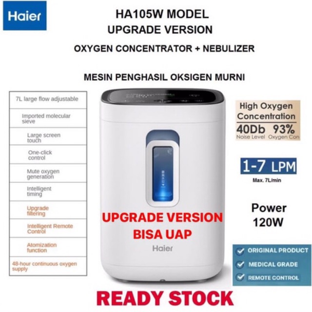 HAIER H105 OXYGEN CONCENTRATOR - OKSIGEN KONSENTRATOR HAIER