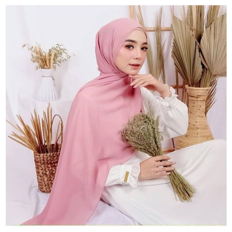 Pashmina Ceruty babydol 175x75 /Kerudung Ceruti babydol/pasmina malay shwal