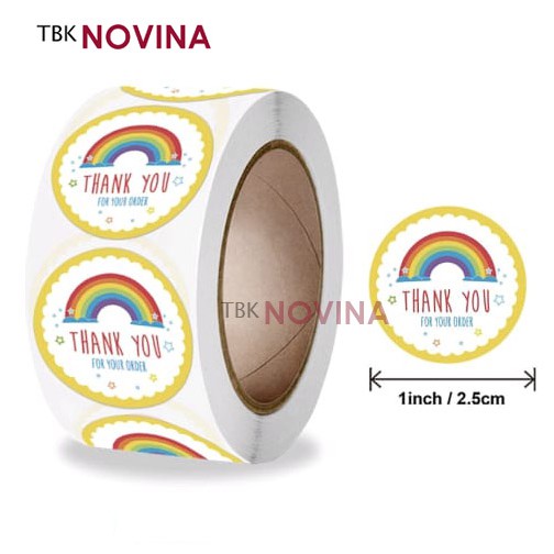 

[KODE 32] Stiker Thank You / Label Segel Thank You (10 pcs)