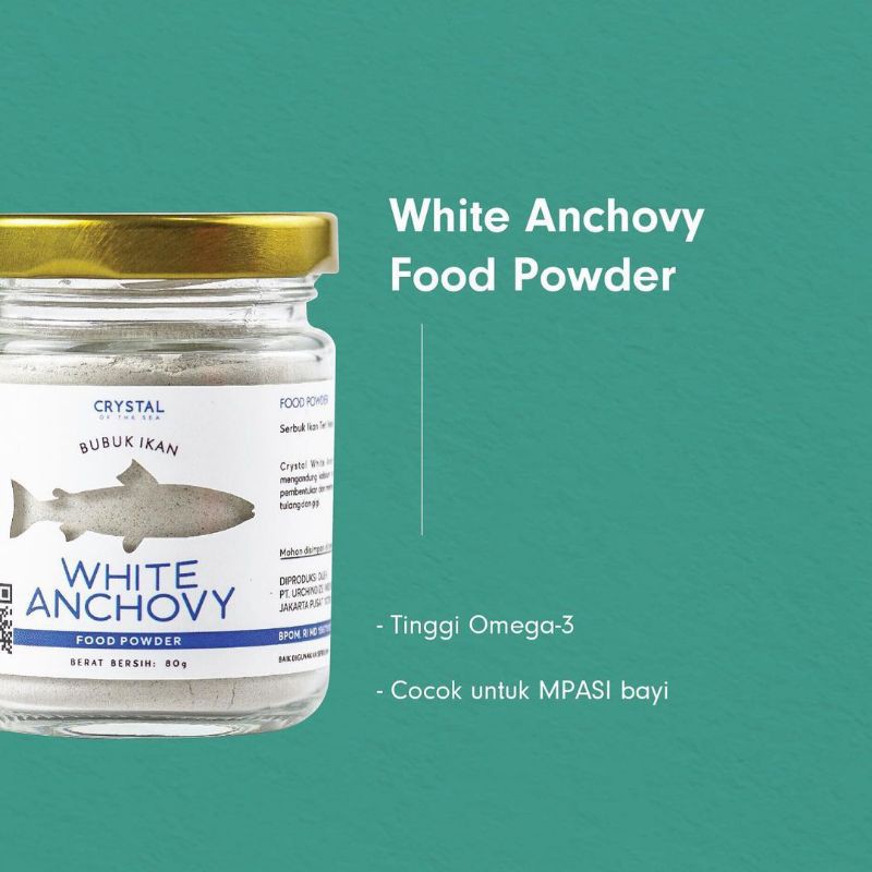 Crystal Of The Sea - bubuk white anchovy / brown anchovy / udang / rumput laut