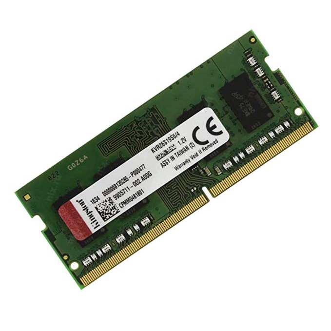 Kingston SODIMM 4GB DDR4 (4GB x 1) 2666MHz (KVR26S19S6/4)