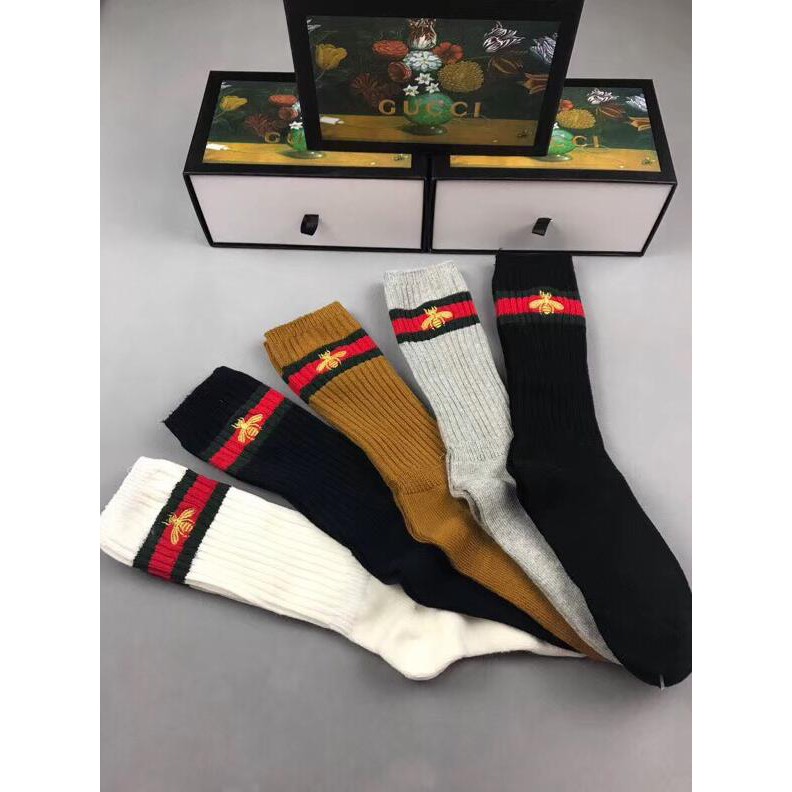 FAUZIAH_SHOP62 JUAL KAOS KAKI GUCCI LOGO PANJANG PREMIUM TERPOPULER