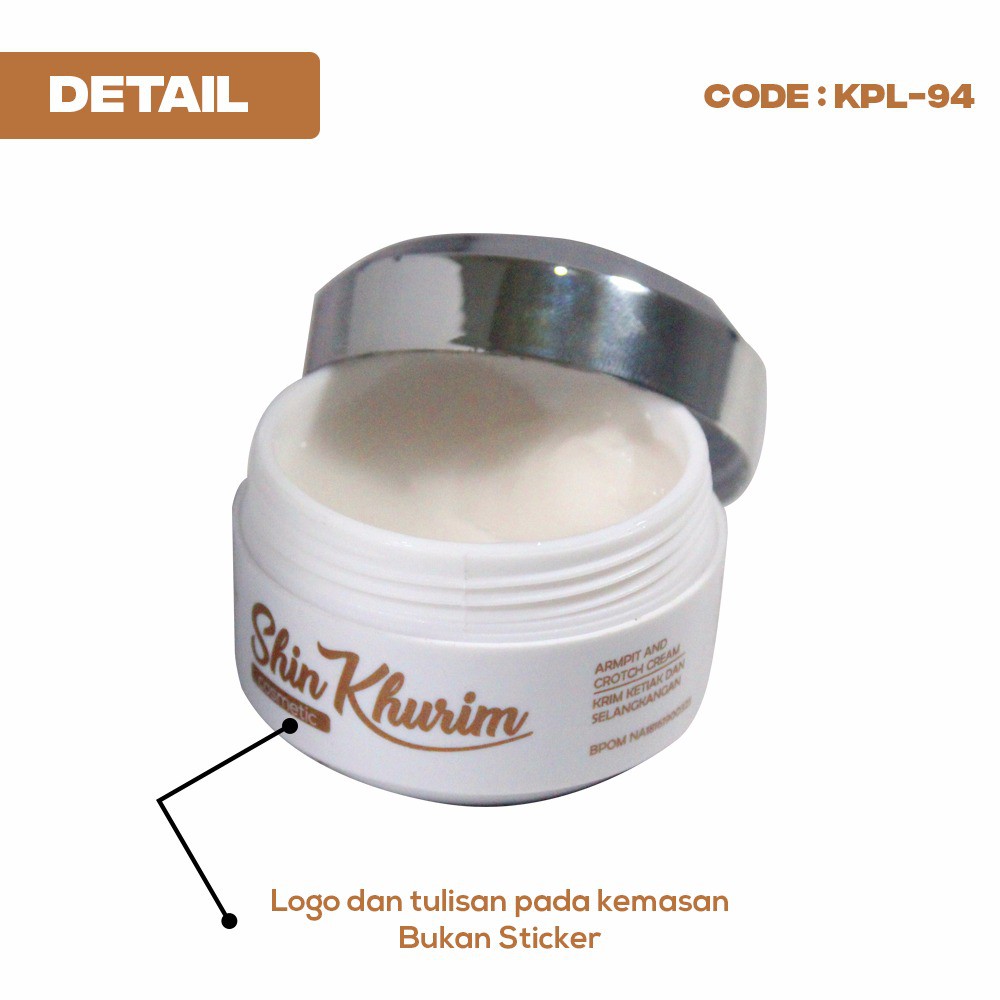 SHIN KHURIM CREAM kurim sinkurim cream krim krem kream pemutih pencerah memutihkan ketiak ketek armpit dan selangkangan leher dan ketiak ampuh bpom deodorant tawas deodoran perawatan tubuh &amp; kecantikan