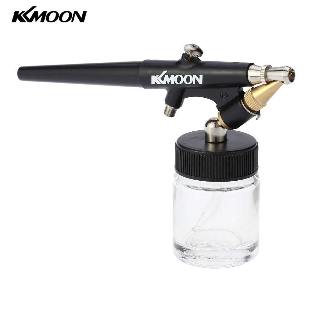 KKMOON Mini Airbrush Paint Spray Gun Sandblaster Kit - Aero1-Hitam