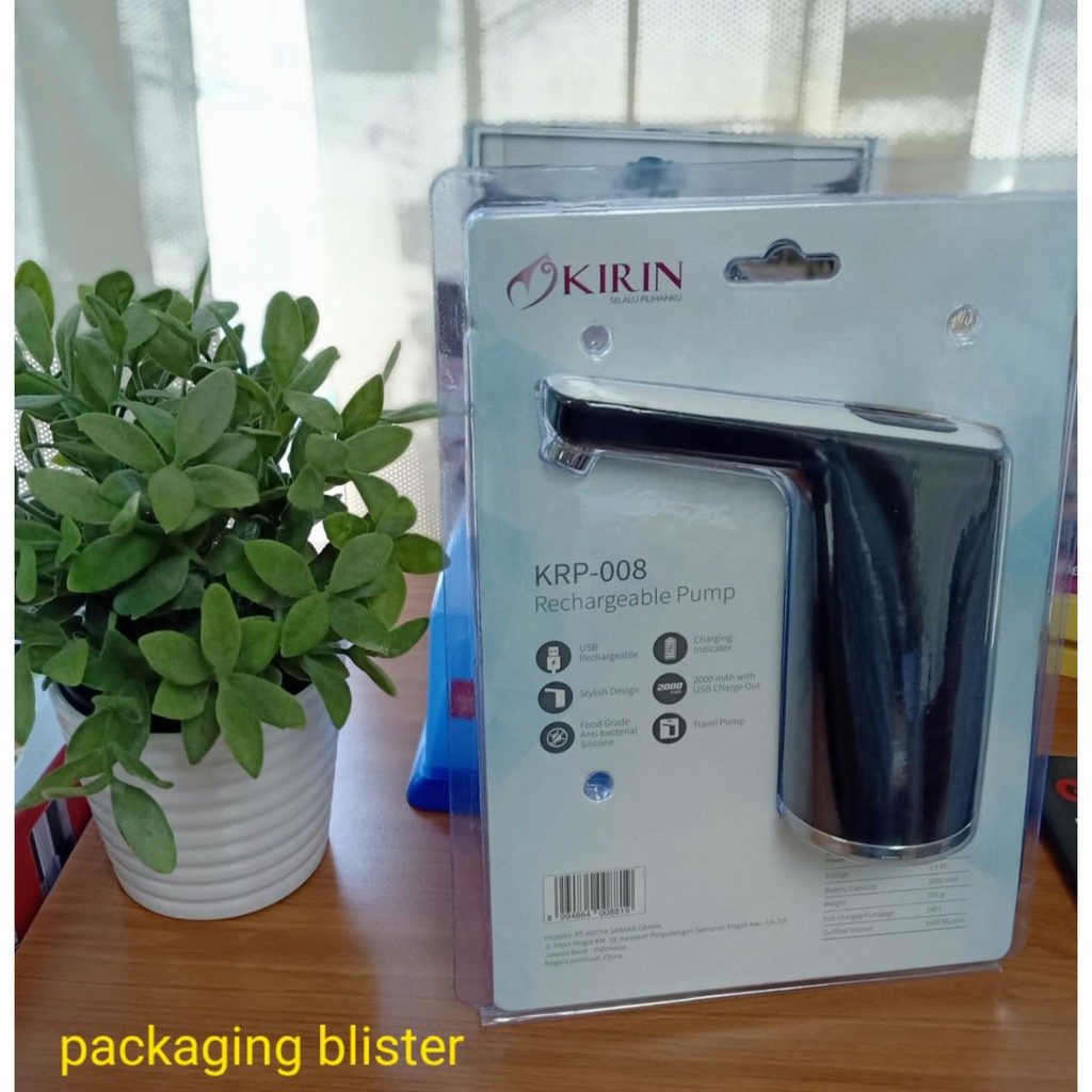 Pompa Galon Elektrik Kirin Rechargeable Pump KRP-008