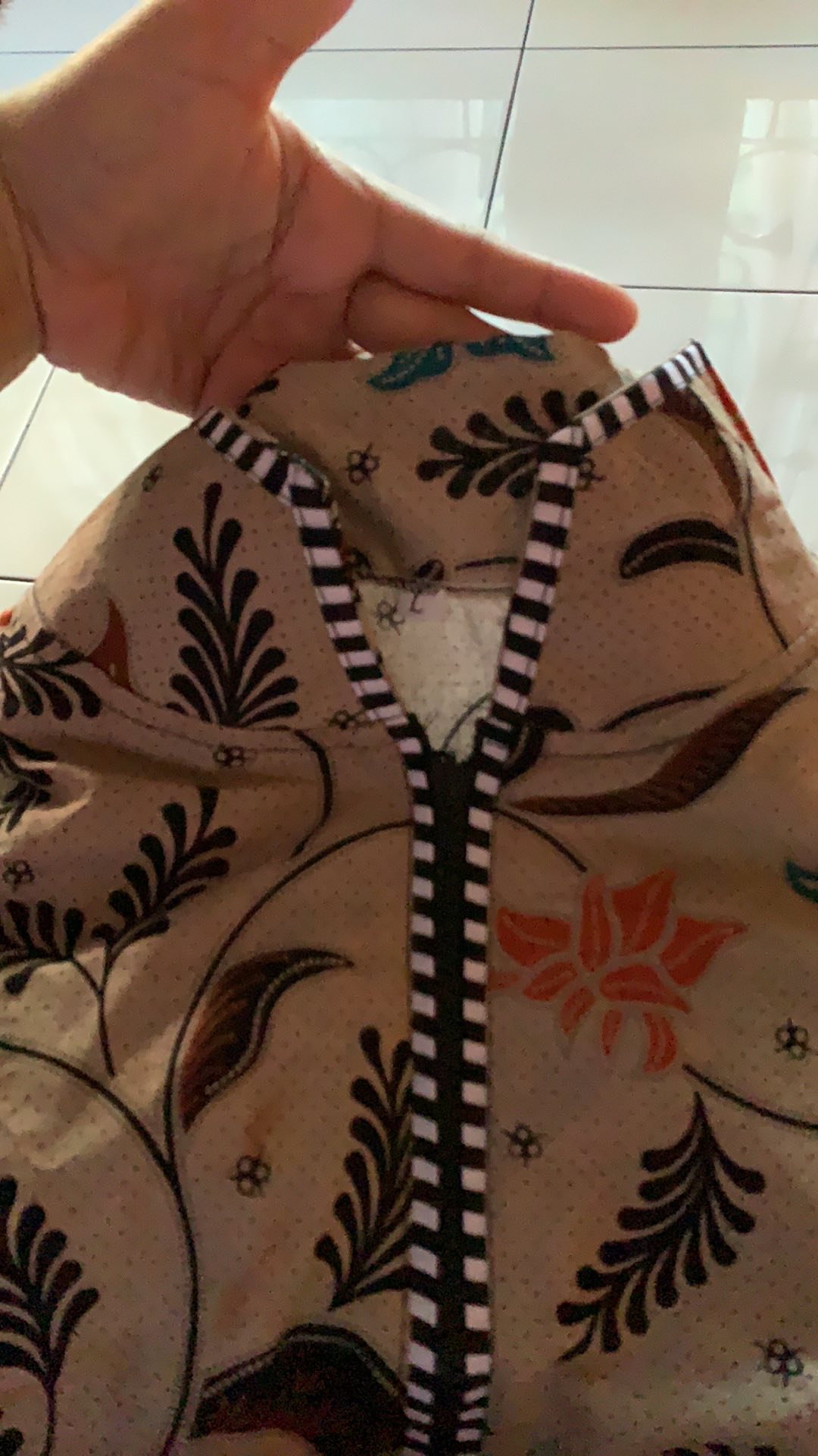 Atasan Batik Dolby Dolbi Dobby Doby Tenun Sutra Tulis Halus Katun Atbm Baron Zipper Zebra Series