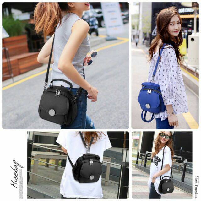 LADIESBAG - HOT RESTOCK TAS RANSEL MULTIFUNGSI BISA SELEMPANG IMPORT LB - 503