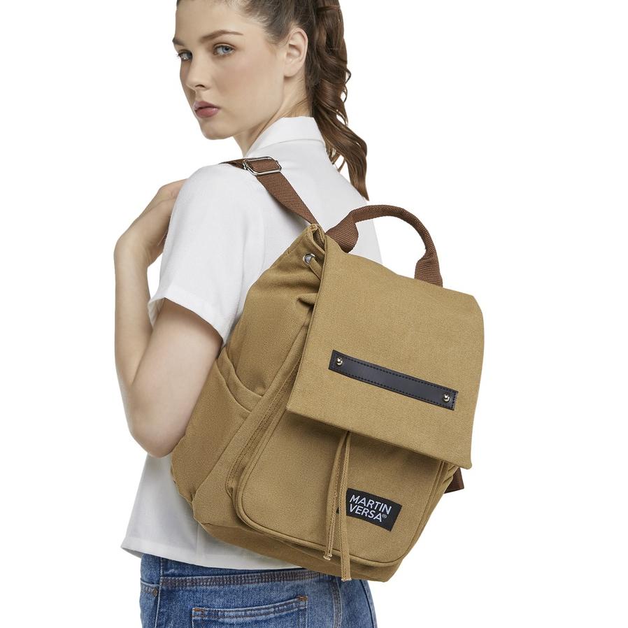 Star Seller Martin Versa Tas TRW15 Ransel Wanita Tas Kanvas Punggung Ipad Bag Women Terjamin