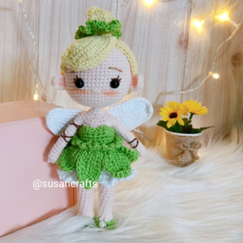 Boneka Rajut Amigurumi Tinkerbell