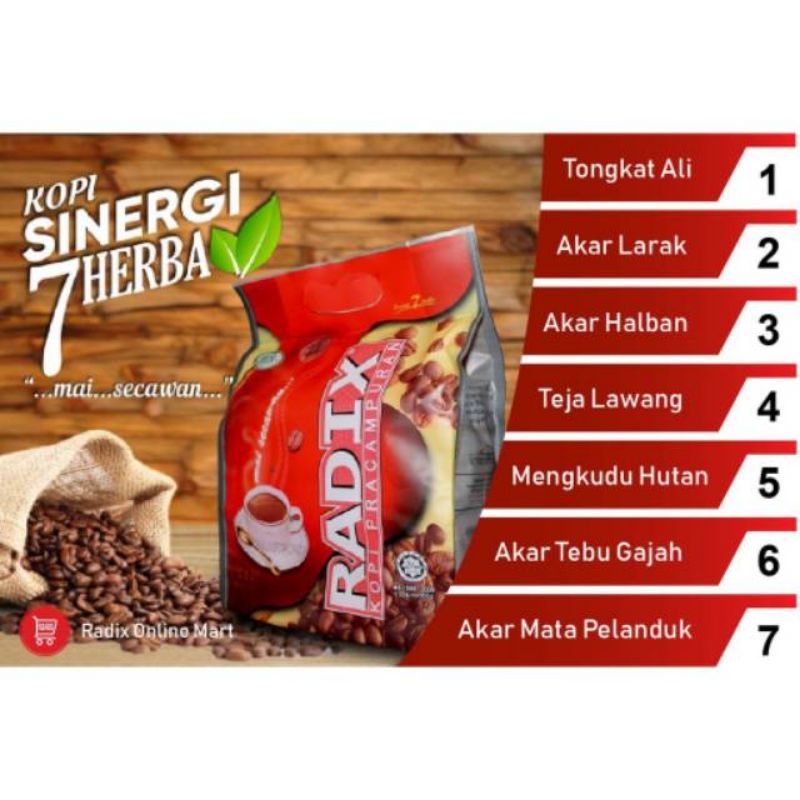 

#1 best seller Kopi Radix