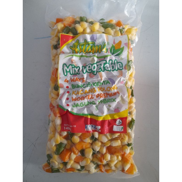 Mix vegetable 4 ways dan jagung manis pipil astama