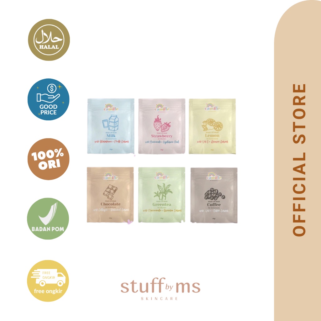 Camille Beaute Facemask || Masker wajah by Camile Beaute BPOM original