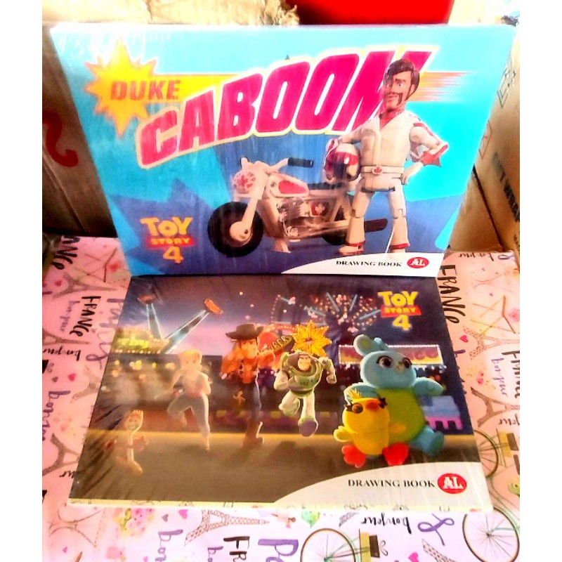 Buku gambar A4 / Drawing Book Motif Karakter Kartun 16 Halaman-2