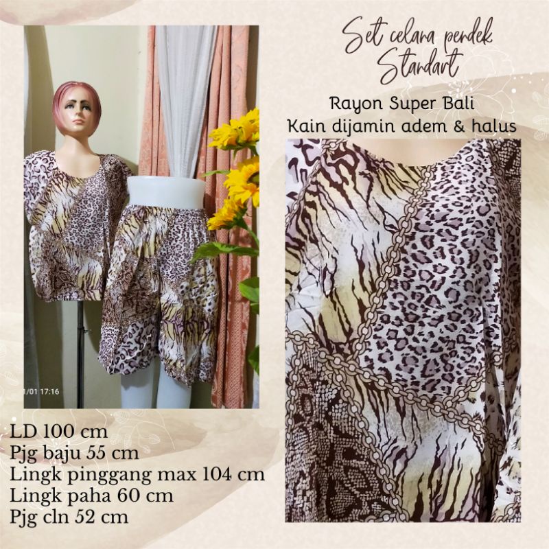 Setcel Rayon Bali //Setcel pendek Rayon Bali //Stelan celana pendek //Baby doll Rayon Bali //Piyama celana pendek