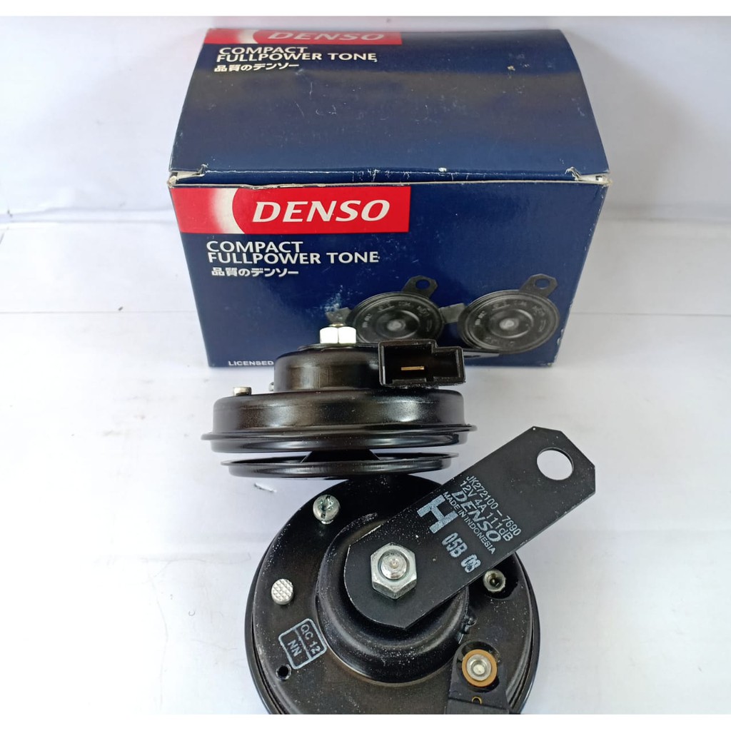 KLAKSON DISK DENSO SET 7690 SINGLE TERMINAL 12V - KLAKSON DENSO