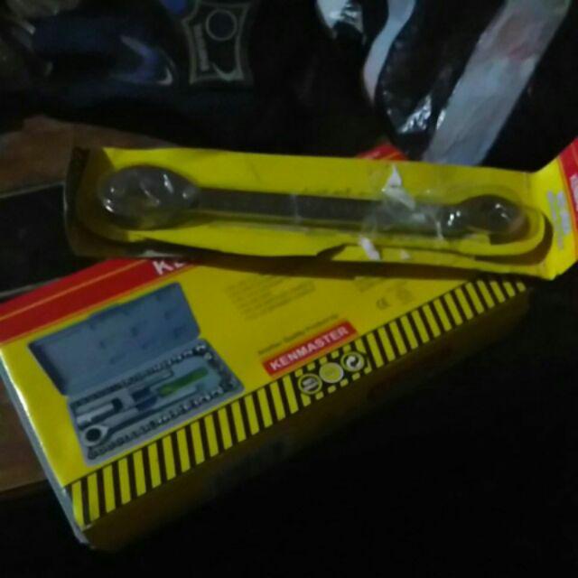 Kunci Sock Set 40 Pcs & Kenmaster Kunci Ring Pas Toolkit Snap N Grip