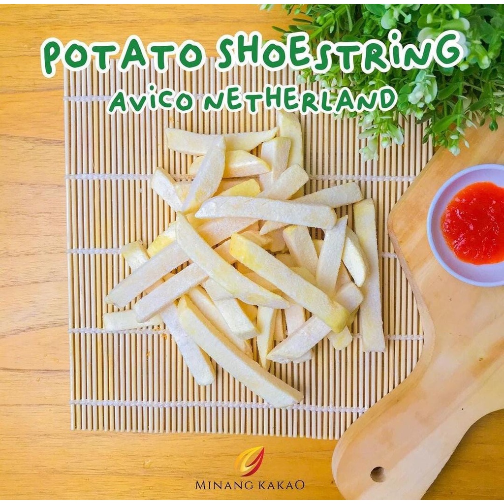 

Kentang Goreng/Potato Shoestring/Frenchfries Aviko/Frozen Food Premium - 500gr