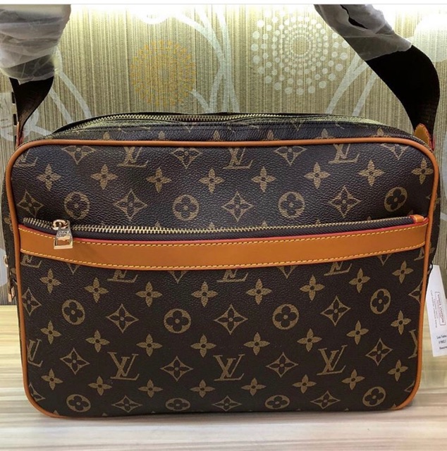TAS LV SELEMPANG BESAR REPORTER MONOGRAM  DAMIER 30cm SLINGBAG selempang