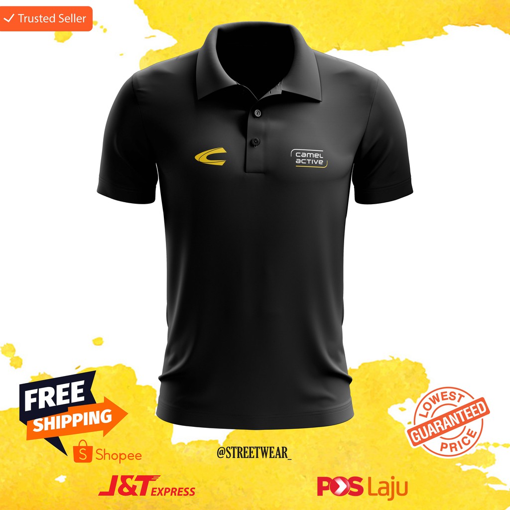 ⭐️⭐️⭐️⭐️⭐️BAJU KAOS CAMEL ACTIVE POLO TSHIRT/ HOT SALE KATUN COMBED 30S 100% / Baju Kaos Laki Laki D