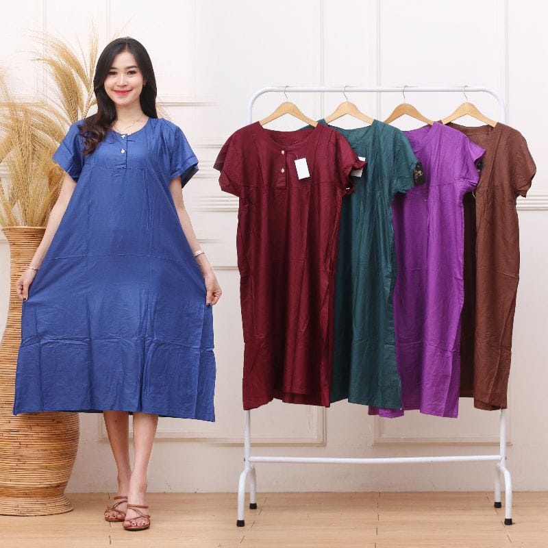 DASTER PAYUNG RAYON BUSUI ADEM MURAH MOTIF POLOS