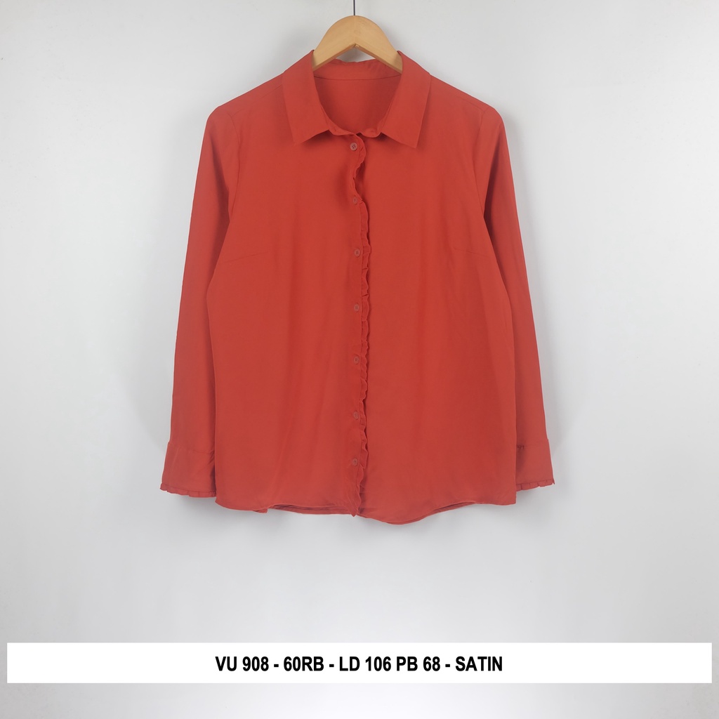 Thrift Blouse Vintage | Kode V3-VU 908