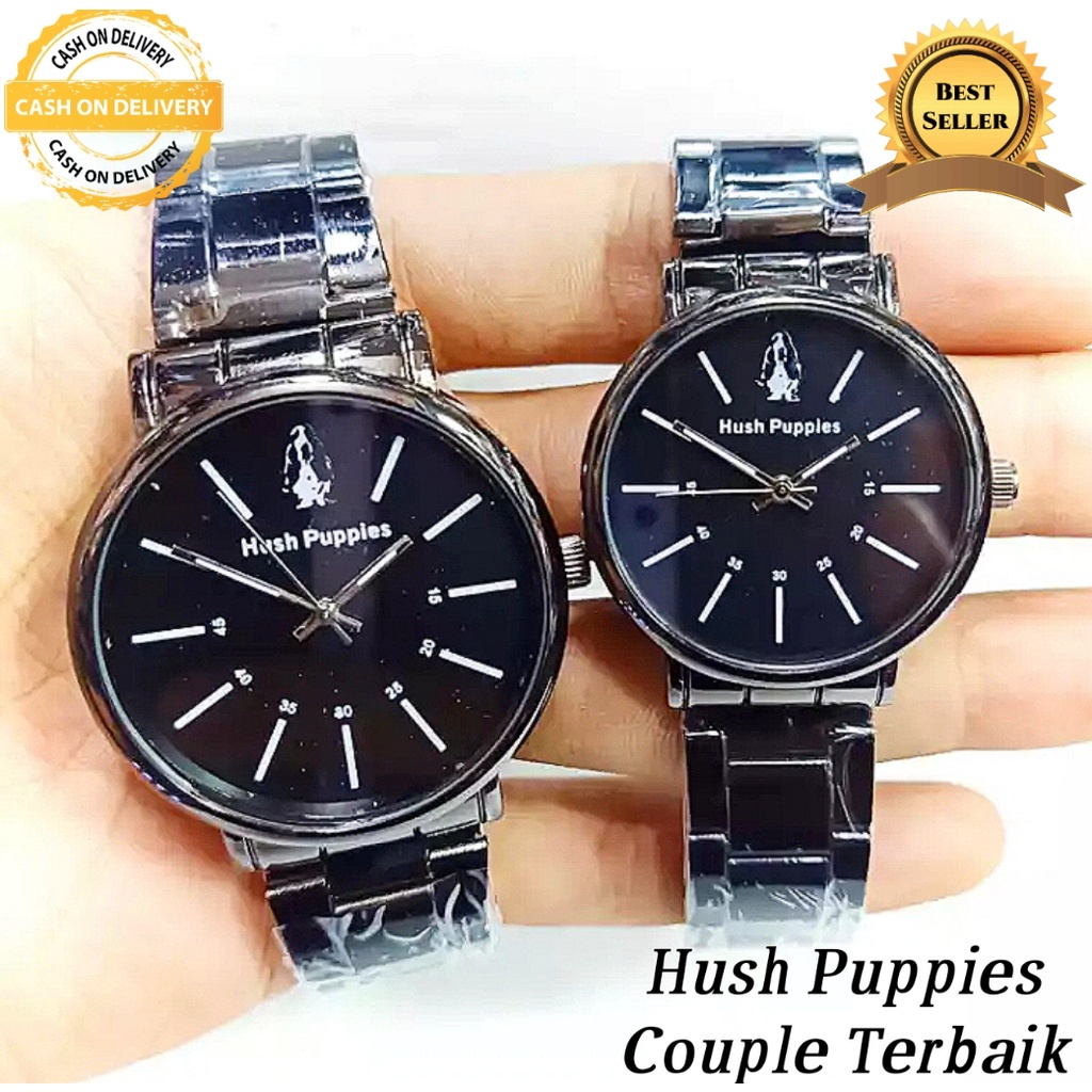 [DG] COD JAM TANGAN PASANGAN HUSHPUPIES TERBARU STAINLESS