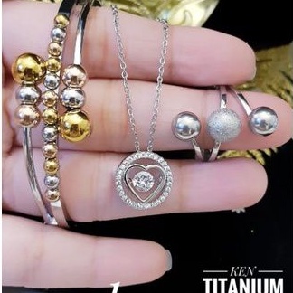 TiTanium Set perhiasan wanita E21