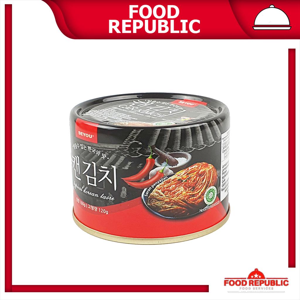 KOREA KIMCHI CAN 120 GR HALAL SEYOU IMPORT KOREAN TASTE KALENG INSTANT