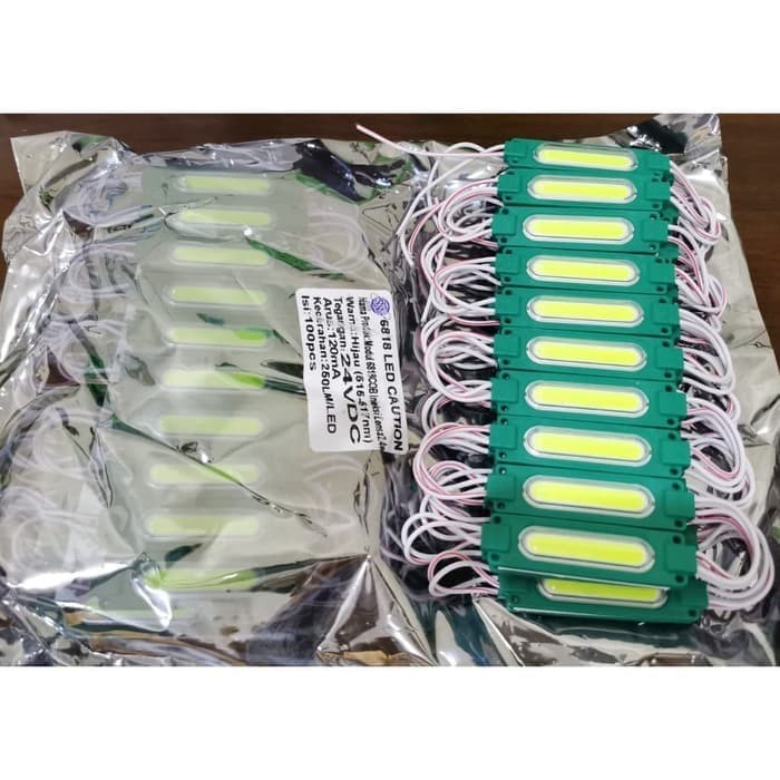 Murah 100 Pcs. Modul LED COB 6818 24V Warna Modul COB 6818 24 Volt Limited