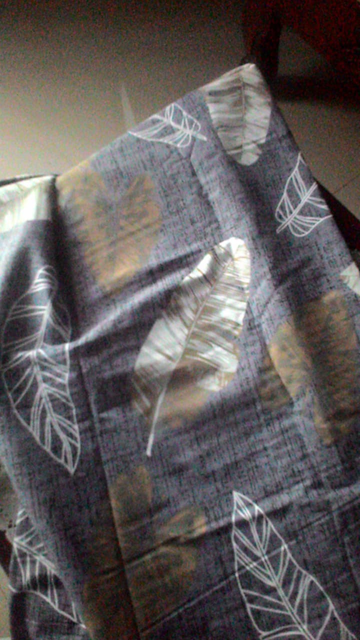 Leaves - Kain Sprei Katun Lokal Meteran Magenta