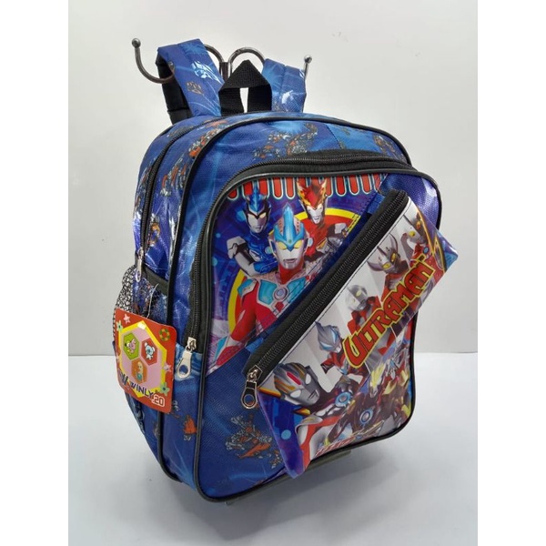 Ransel Sekolah Paud/ TK / SD kecil Willy+ Dompet 13inch