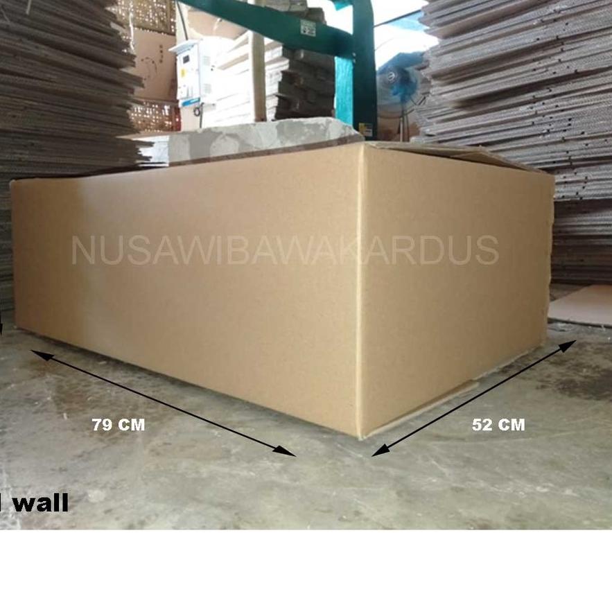 

Special kardus box packing polos Double Wall 79x52x26cm, murah, kotak karton