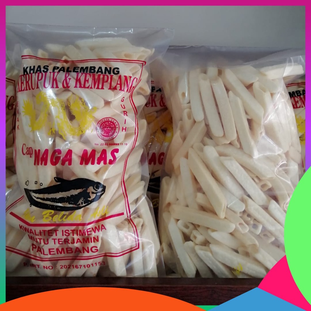 

Kerupuk Stik Kentang Potato 250 Gram Asli Palembang Naga Mas