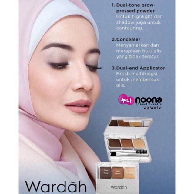 WARDAH EYEXPERT EYEBROW KIT 2.1GR -NJ