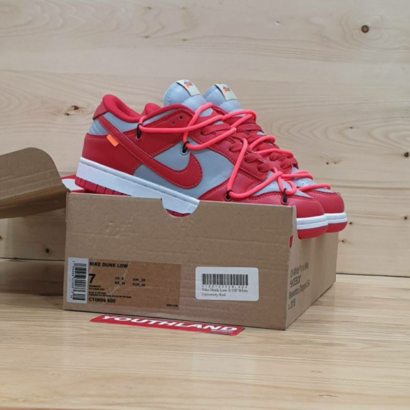 off white dunks low red