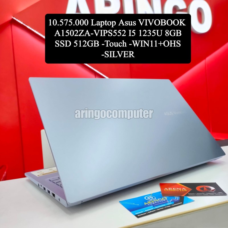 Laptop Asus VIVOBOOK A1502ZA-VIPS552 I5 1235U 8GB -SSD 512GB -Touch -WIN11+OHS -SILVER