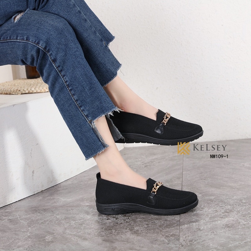 Sepatu Slip On Wanita 3cm Kelsey NW109-1