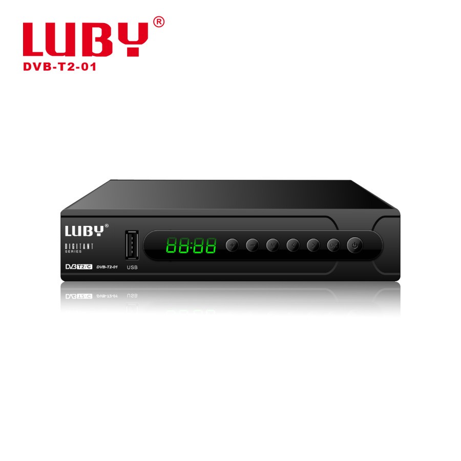 Luby Set Top Box DVBT2/C Receiver TV STB Digital DVB T2-01