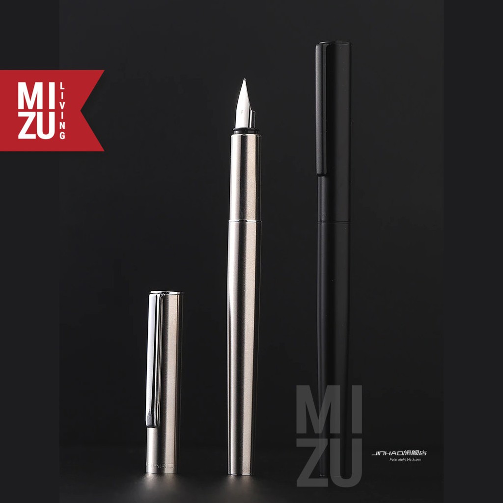 

HJK JINHAO 35 Sleek Full Metal Fountain Pen Stainless Steel Iridium Nib