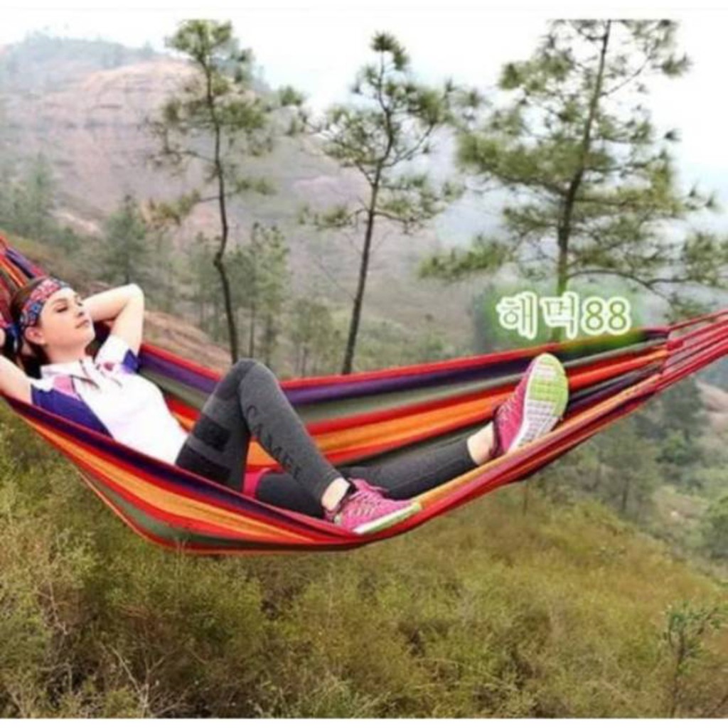 HAMMOCK kasur melayang gantung pecinta alam travelling kemah